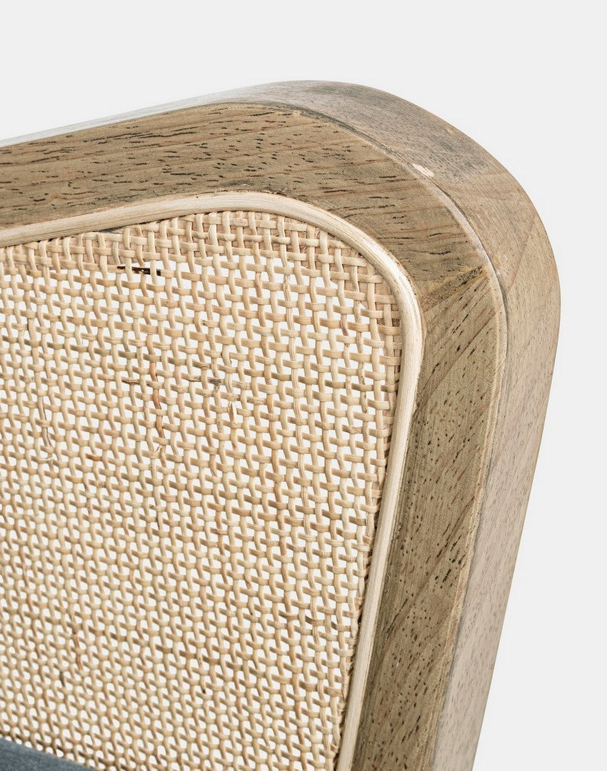 Sillón vintage de madera Virna Costal