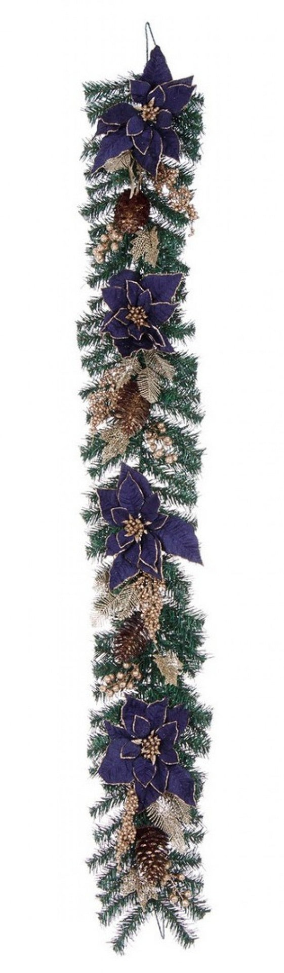 4x Boa Eleonor Poinsettia Azul