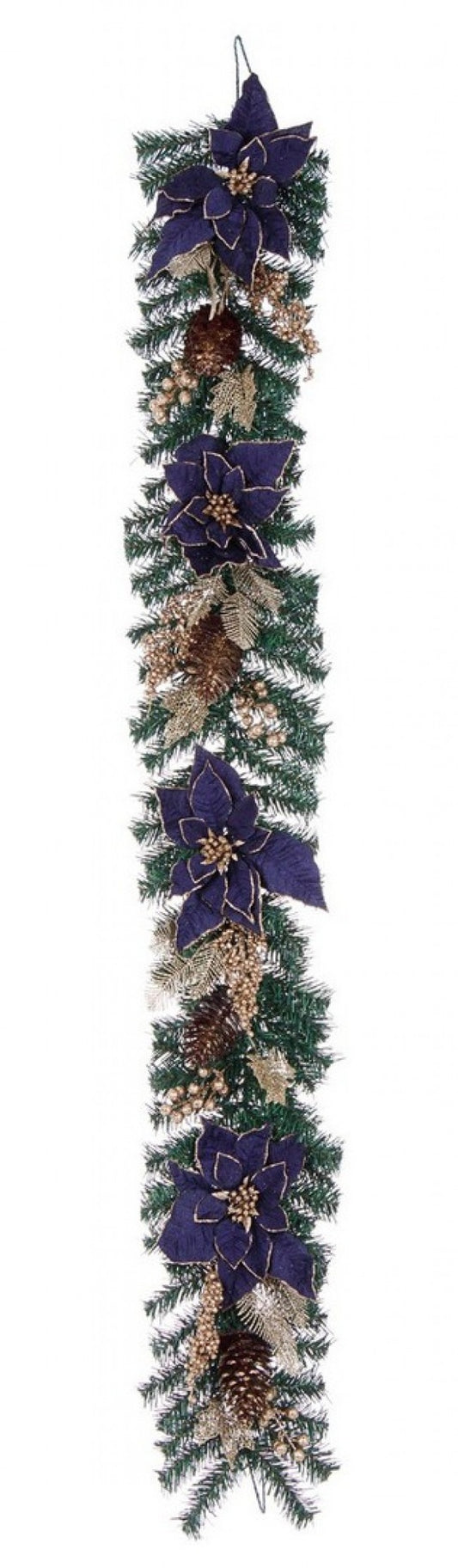 4x Boa Eleonor Poinsettia Azul