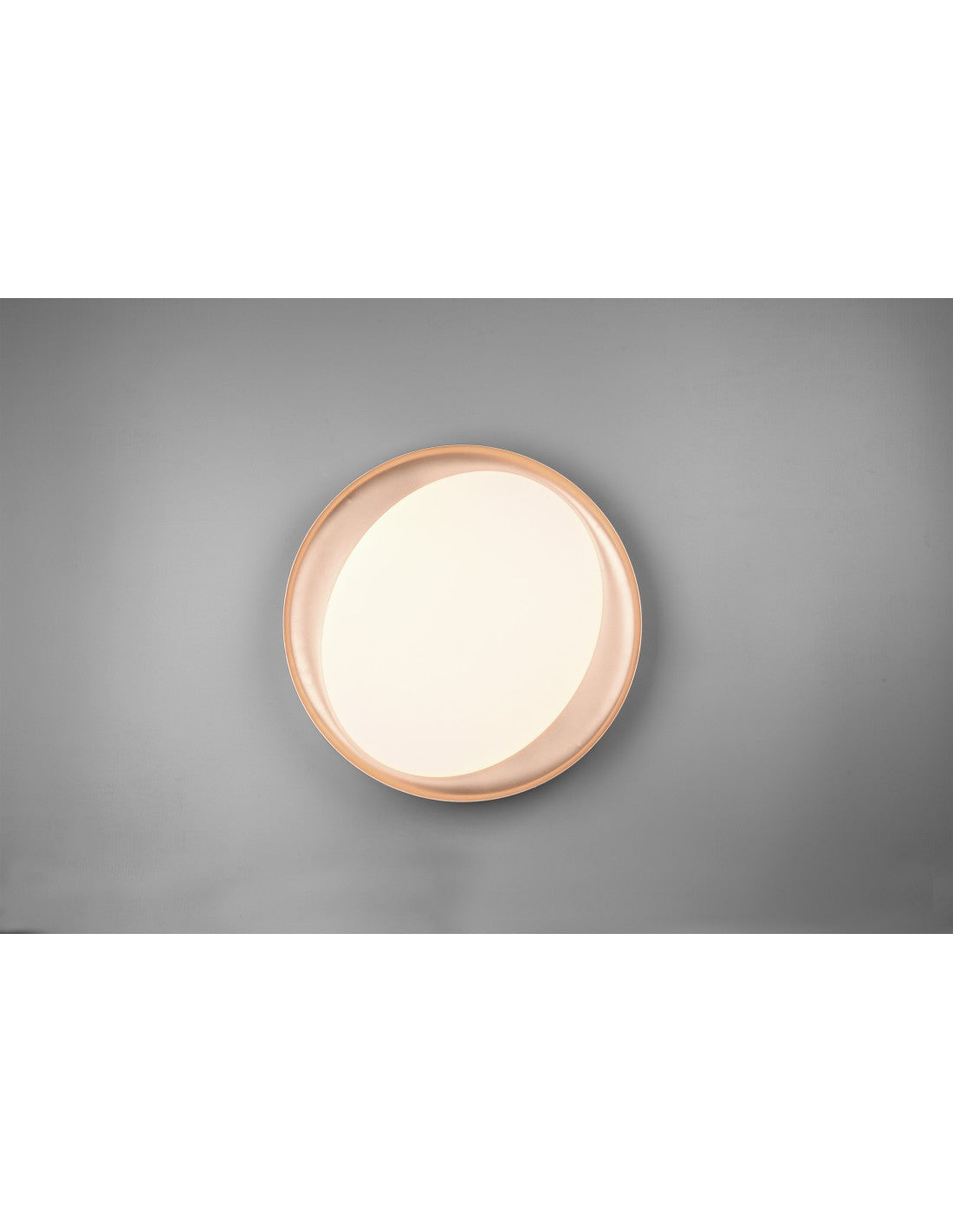 Lámpara de techo LED regulable Zeta Ø48 cm negro y dorado Trio Lighting