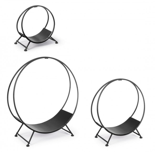 Juego de 3 soportes para madera Efesto