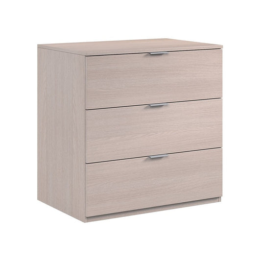 Cómoda de dormitorio roble 77x38x80h cm