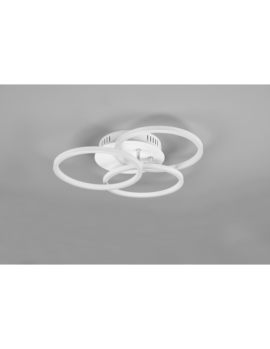 Luz de techo 3 círculos ajustables LED Dimmer Circle White Trio Lighting