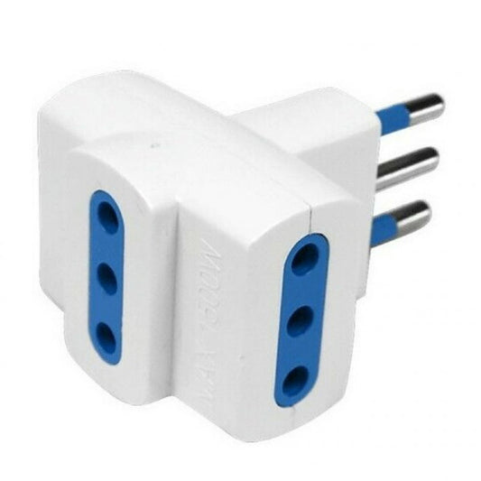 3 x adaptador de enchufe 2PT10A - enchufe 2PT10A