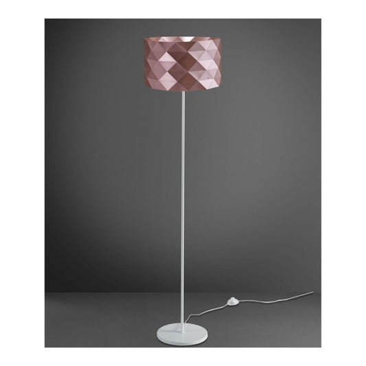 Lámpara de pie Base y Pie Metal Rosa 40 x 153h Cm