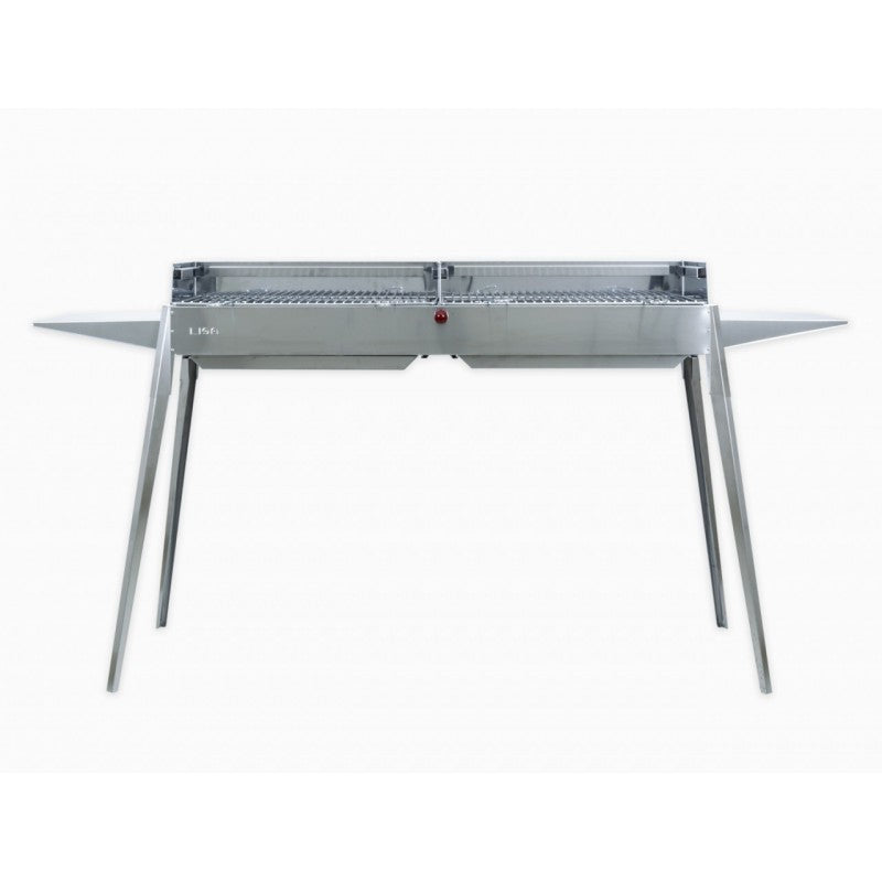 Barbacoa Etna Maxi ACERO Dimensiones: 150 x 62 x 85 h cm