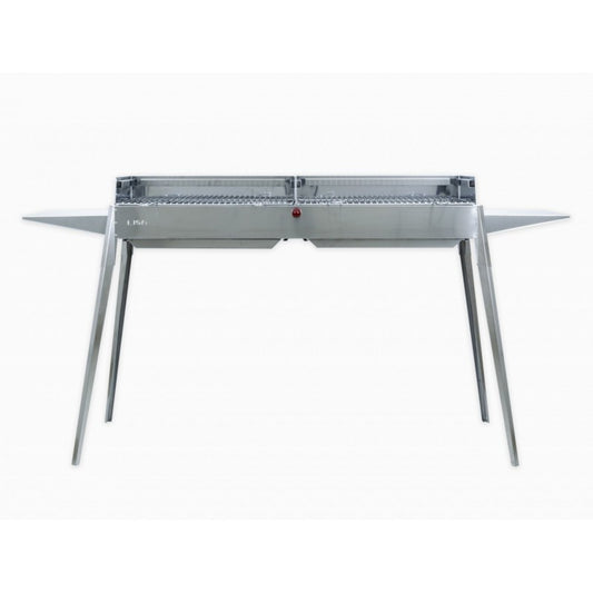 Barbacoa Etna Maxi ACERO Dimensiones: 150 x 62 x 85 h cm