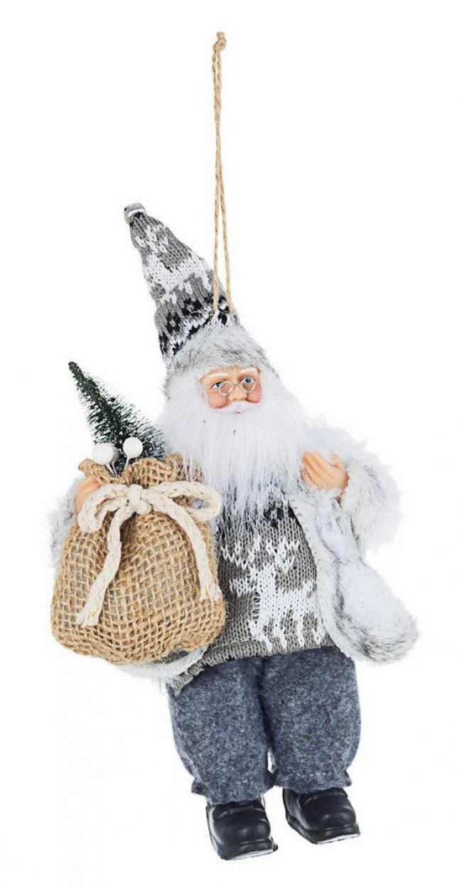 6x Santa Holly Plata Xs