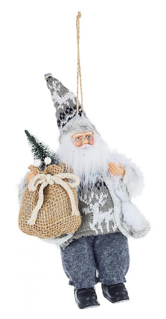 6x Santa Holly Plata Xs