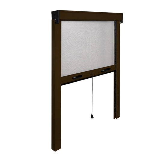 Mosquitera enrollable vertical IRS-CE 120x170 cm Marrón