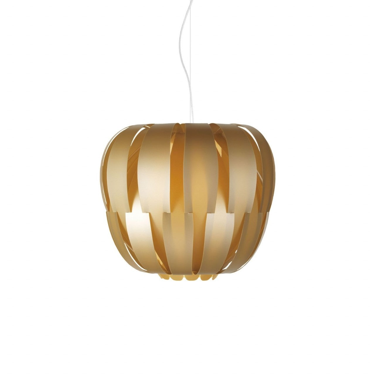 Nuevo Suspensión Gold en metal cromado cm. 19x16h