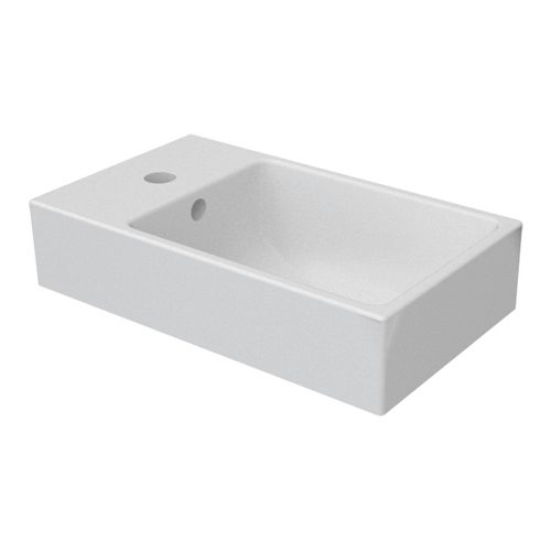 Lavabo suspendido 45x26 cm blanco