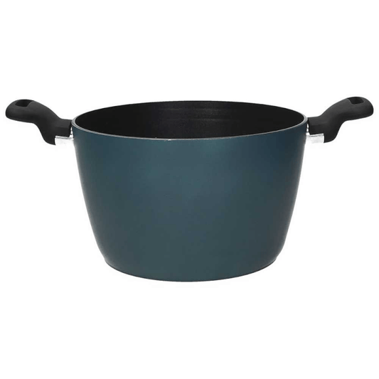 Cazuela 2 Asas 24 Cm Aluminio Azul