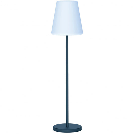 Lámpara de pie solar LED antracita h119 cm