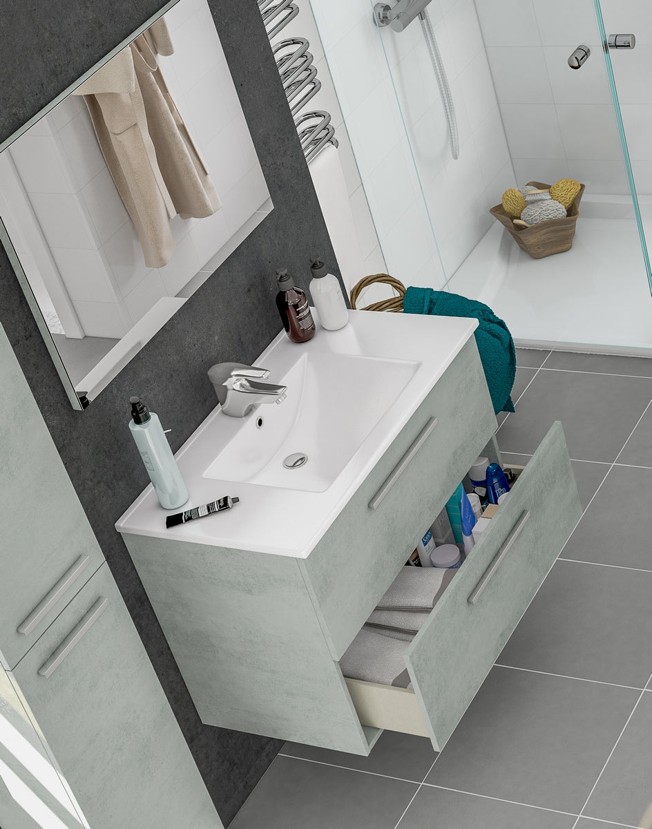 Mueble de baño suspendido Aruba/Arnold (para montar)