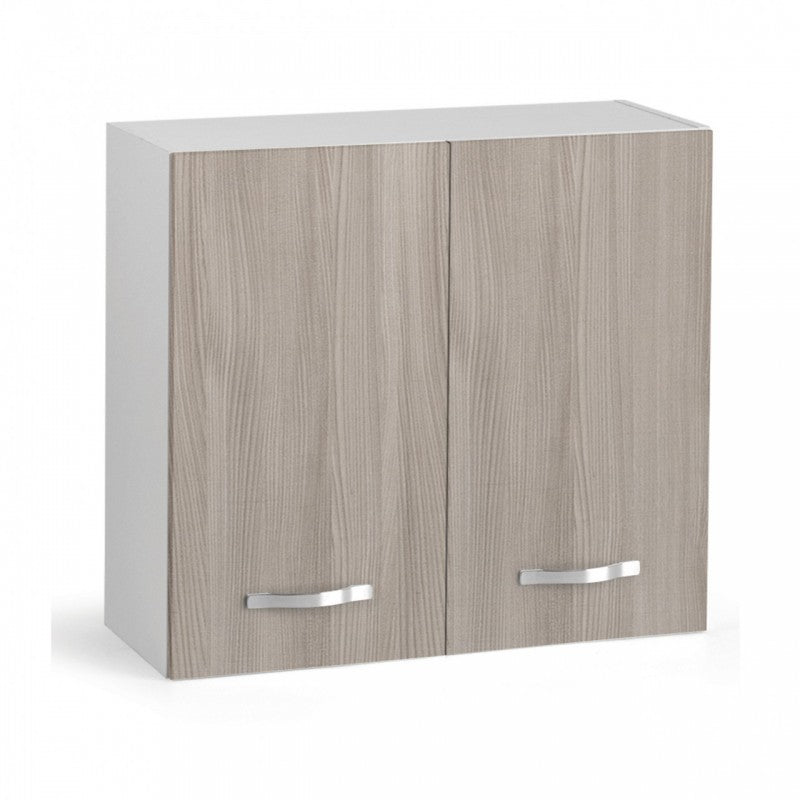 Mueble de pared escurridor de platos modular para cocina de olmo 80x32xH 72 cm con 2 puertas