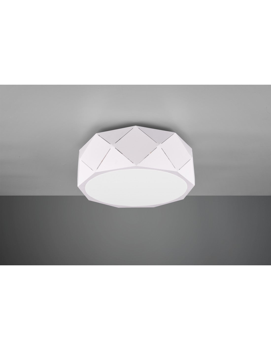 Lámpara de techo 3xE27 Zandor Blanco Ø40 cm Trio Lighting