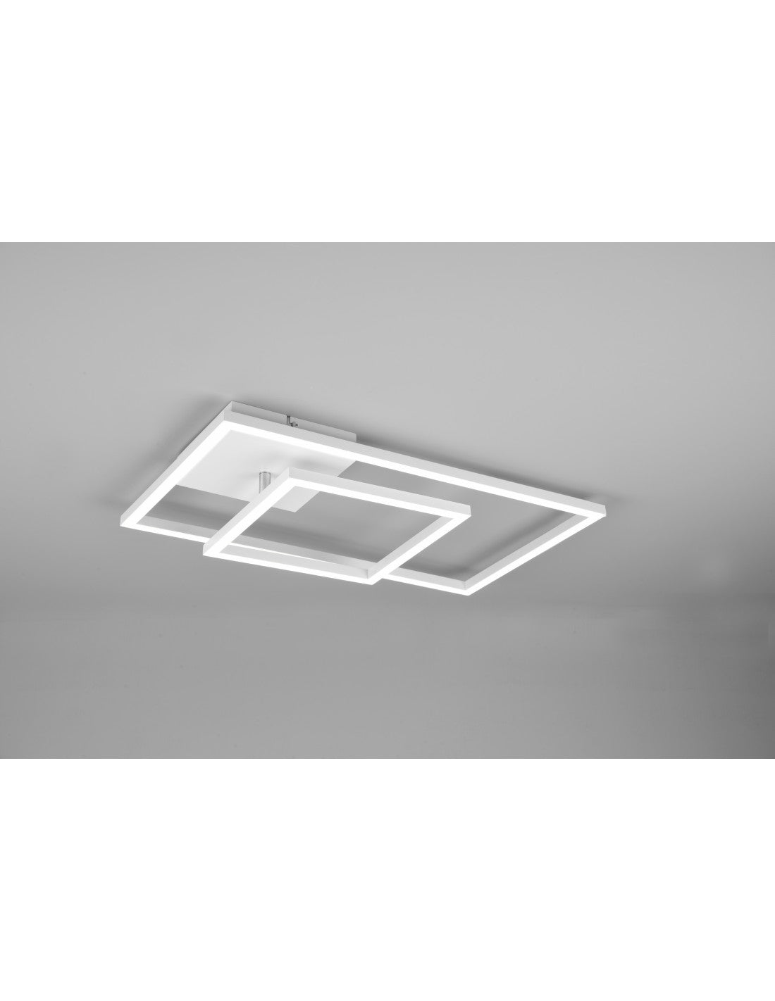 Lámpara de techo cuadrada ajustable LED Dimmer Pan White Trio Lighting