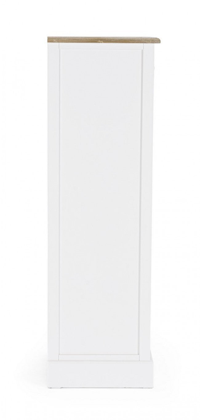 Cómoda Dorotea blanca de 4 cajones