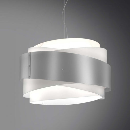 BEA lámpara colgante una luz Plata diámetro 60x h38 cm