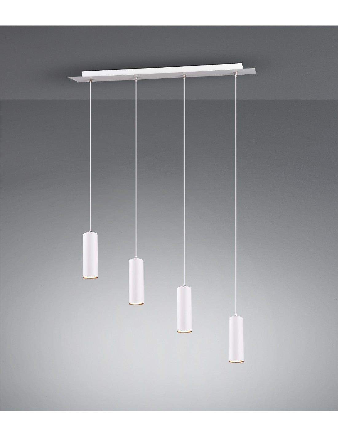 Lámpara de Suspensión 4 Puntos de Luz GU10 Marley Blanco Trio Lighting