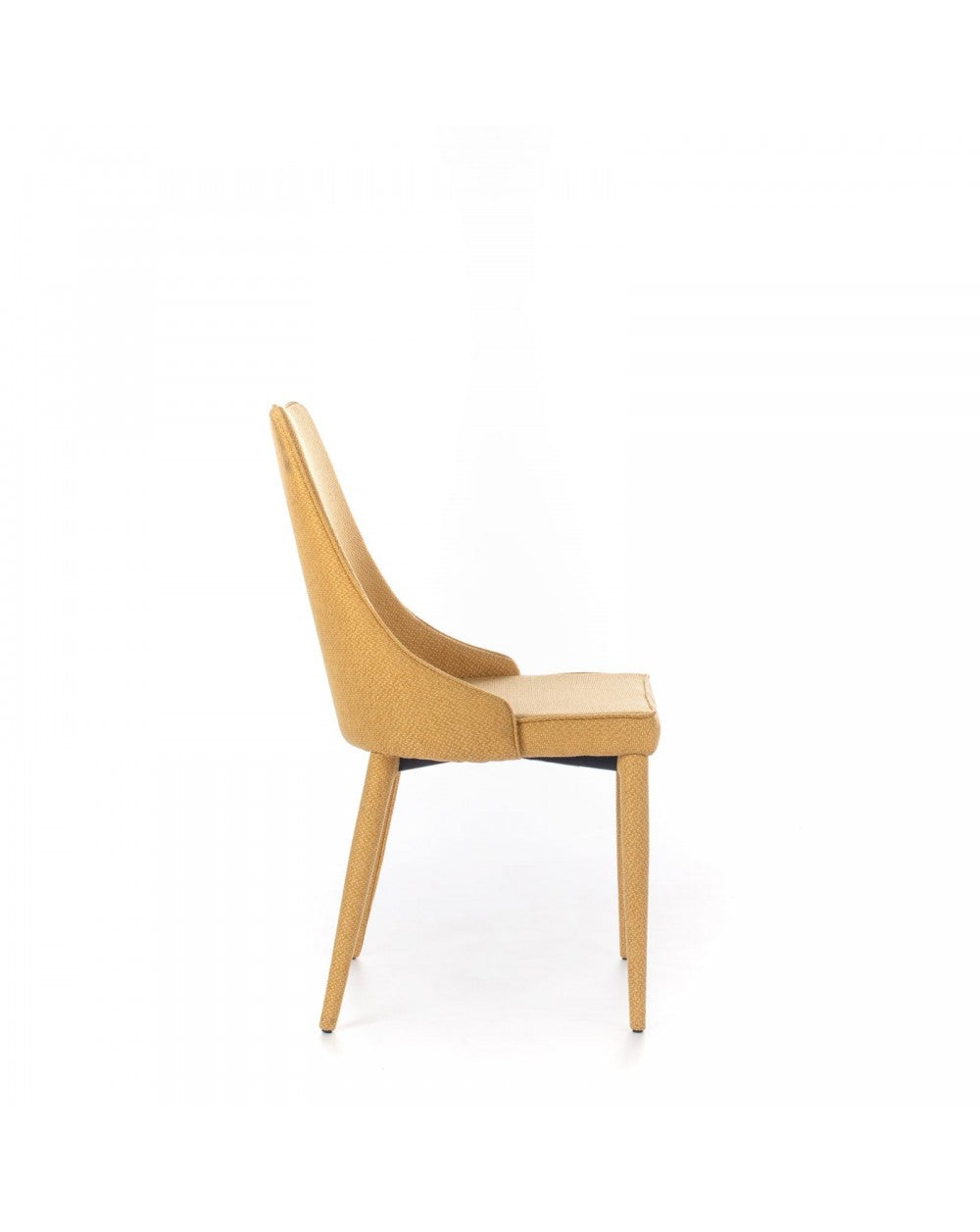 2x Silla en tejido Myriam amarillo ocre STS