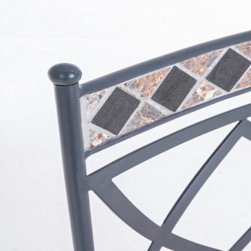 Silla de metal para exterior Berkley