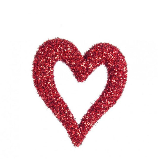 12x Colgante Corazón Rojo Angélica S