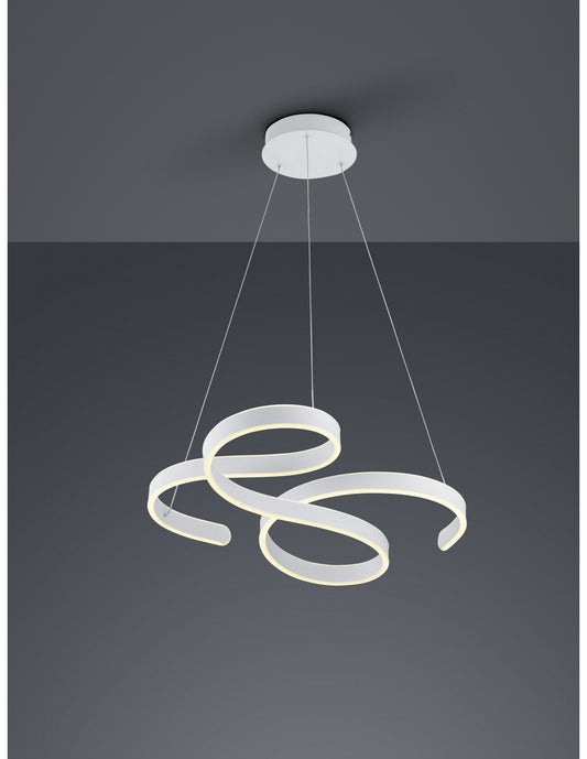 Francis Vortici Suspensión LED Blanco 52w Regulable Trio Iluminación