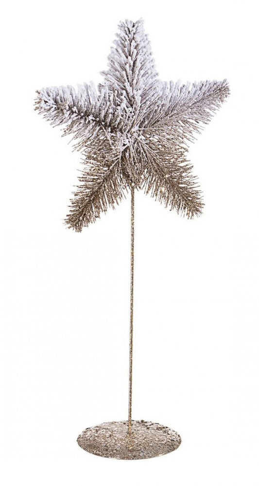 12 soportes decorativos con forma de estrella de champán Freezy