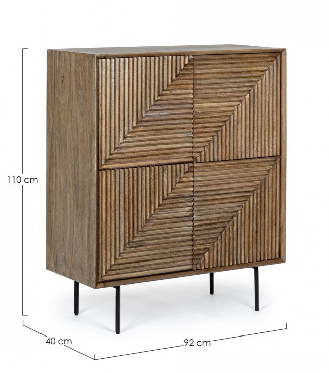 Mueble Darsey de 4 puertas en madera de melamina.