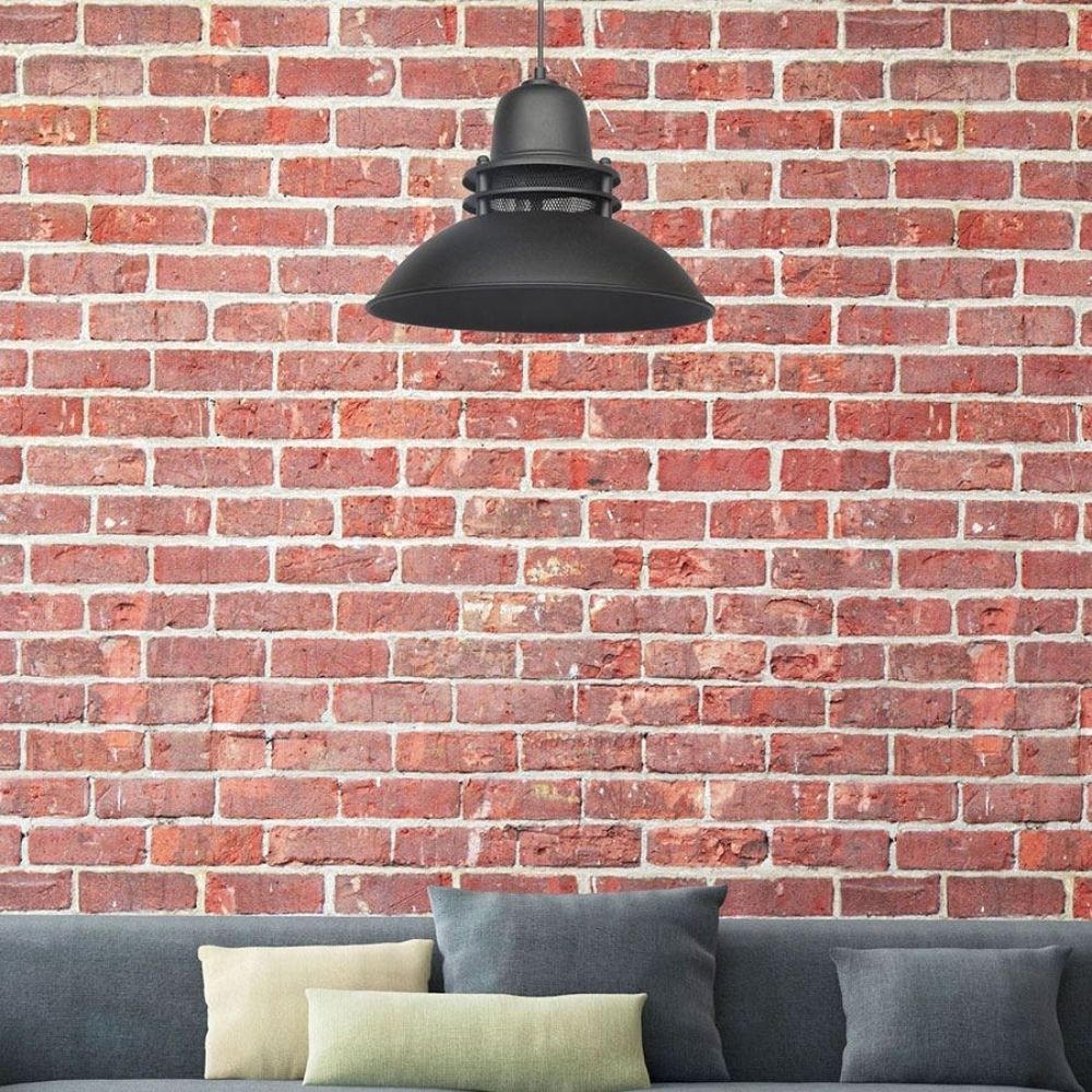 Lampada a sospensione Tibet ASZ0871 nera stile industriale EFFEZ