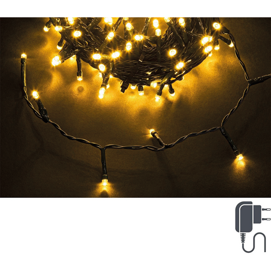 Luces de árbol amarillas 1500 LED