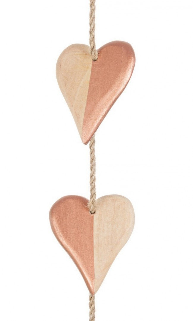 6x Cuerda Aleación Corazón 90cm