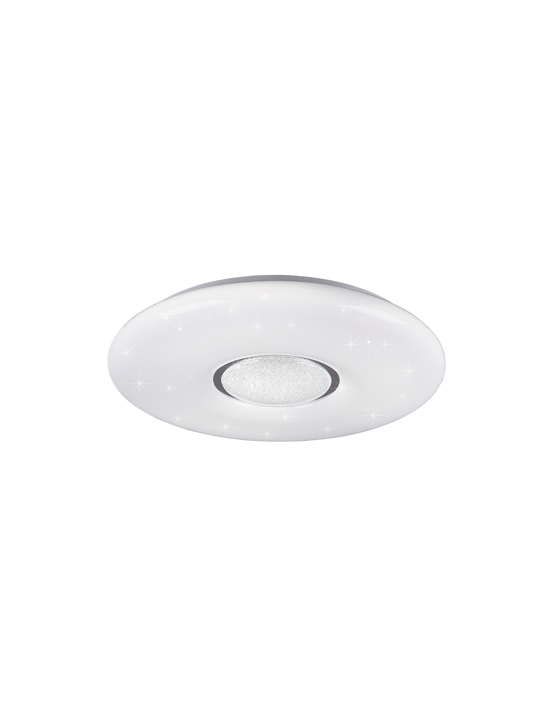 Lámpara de techo LED moderna con atenuador RGB Lia efecto cielo estrellado iluminación en trío