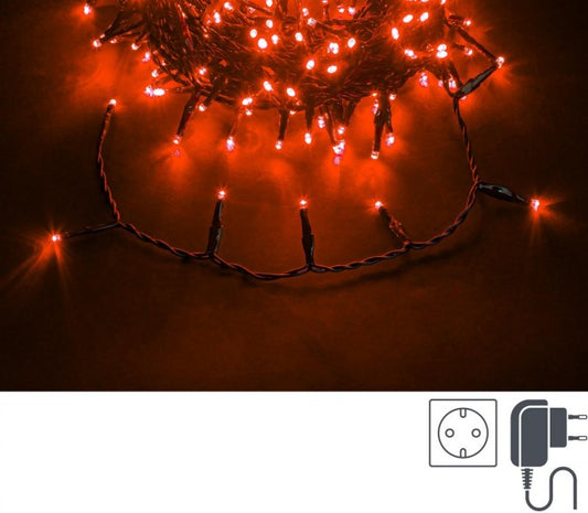 12x 300L Rojo 5Mm Cable Verde IP44
