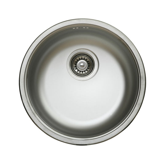 Fregadero de cocina empotrado en bañera de acero inoxidable diam. 43,5 centímetros