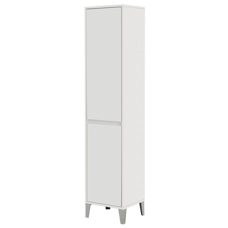 Armario para ropa lacado blanco 40x35x h183 cm 