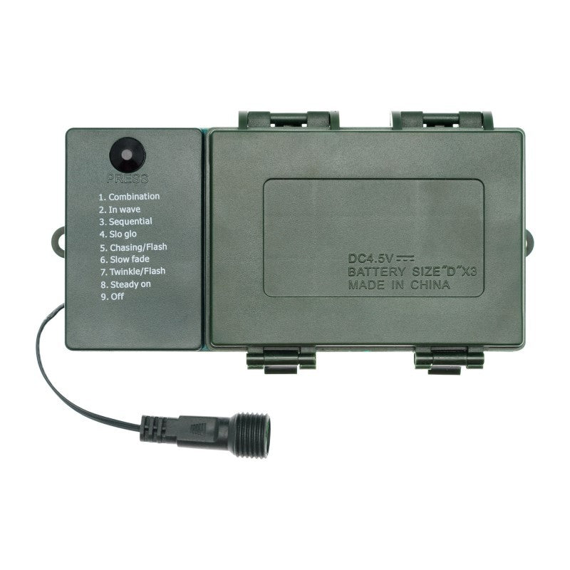 Cadena multiusos 1000 LEDs 50m con placa solar