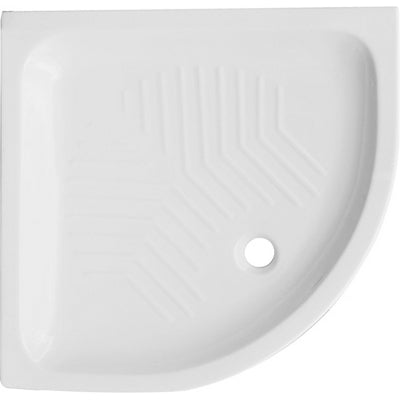 Plato de ducha cerámico de esquina 80x80 H.11