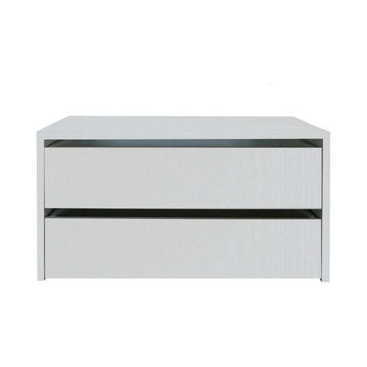 Cómoda de madera para interior de armario, color blanco cm A.50xL.86,5xP.45