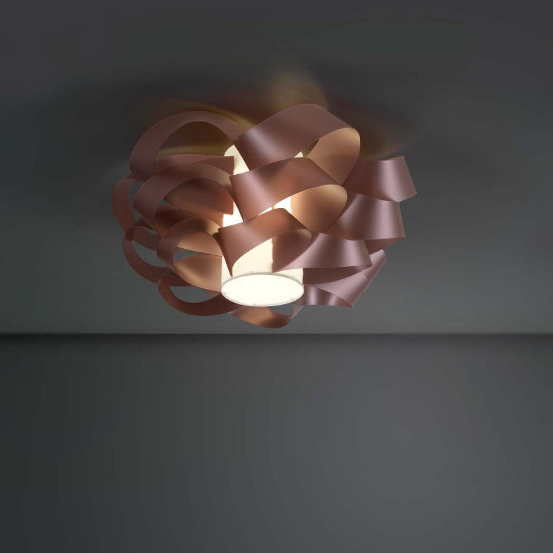 One light CLOUD Plafón rosa diámetro 60x h28 cm