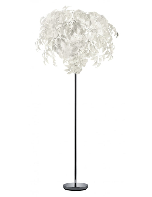 Lámpara de Pie 3 Luces Blanco Hojas Decorativas Leavy Trio Lighting