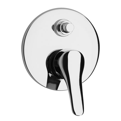 Mezclador monomando de ducha empotrado Derby cromado