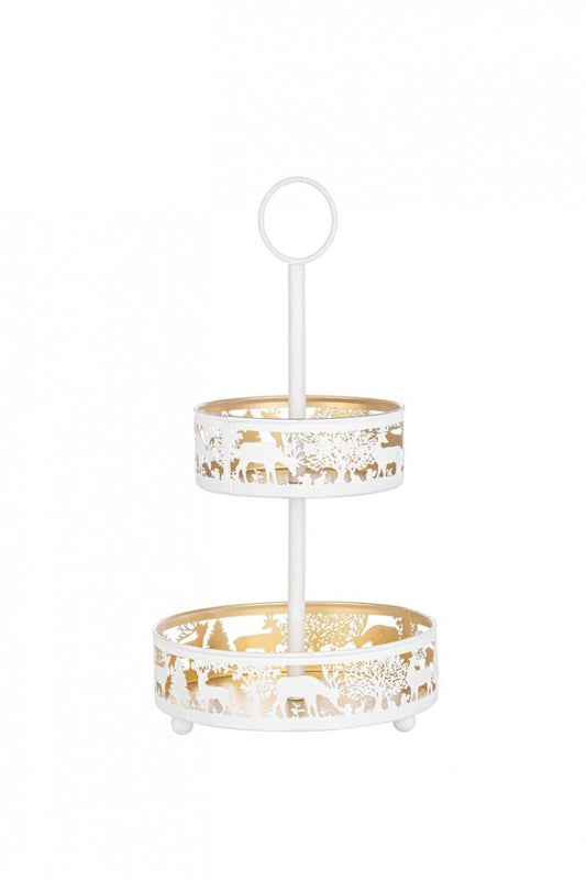 2x soporte vertical Whitley 2P blanco