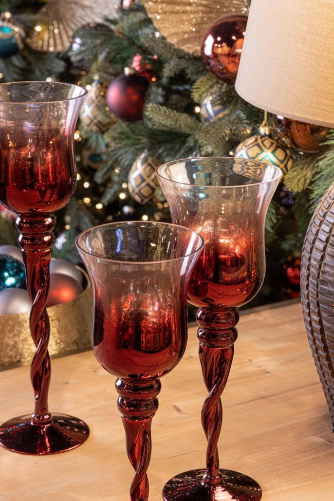 2x Set 3 P. Vela 1P Artha Cáliz Rojo