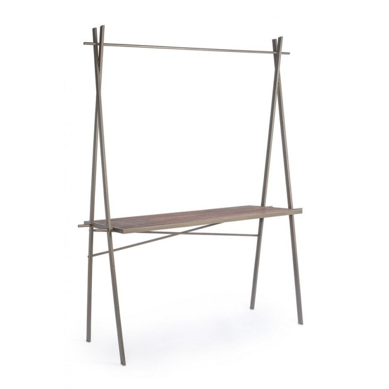 Mesa expositora industrial rectangular 98h cm