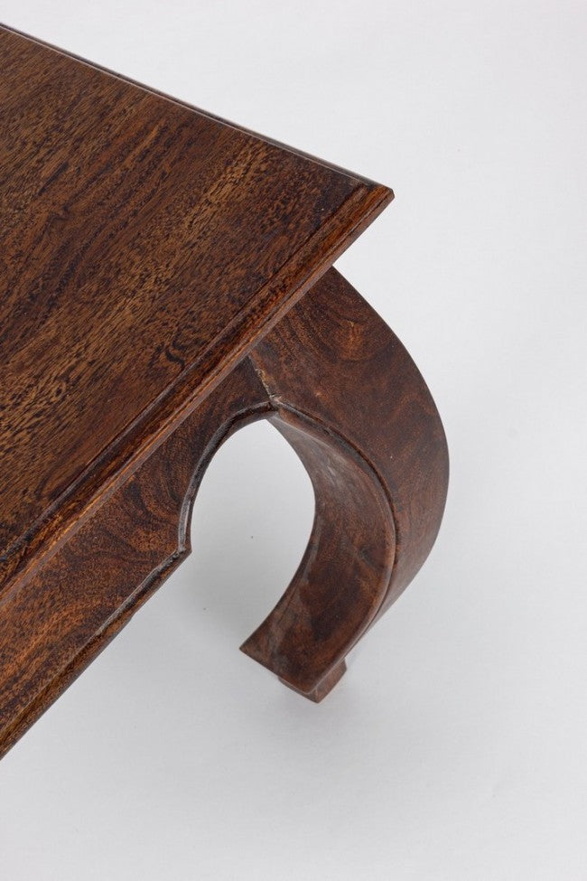 Mesa de centro Jaipur Opium en madera estilo fusión 130x70 cm
