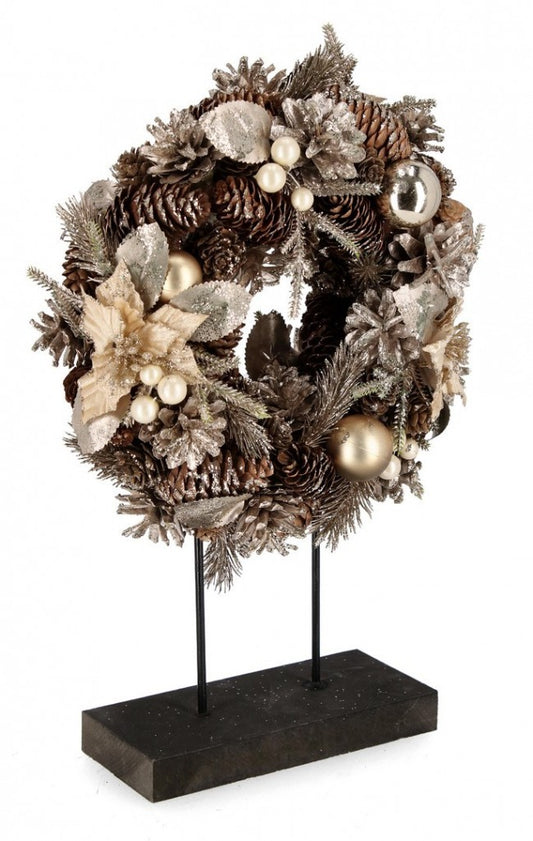 2x Soporte Corona Alara Poinsettia Champ H39