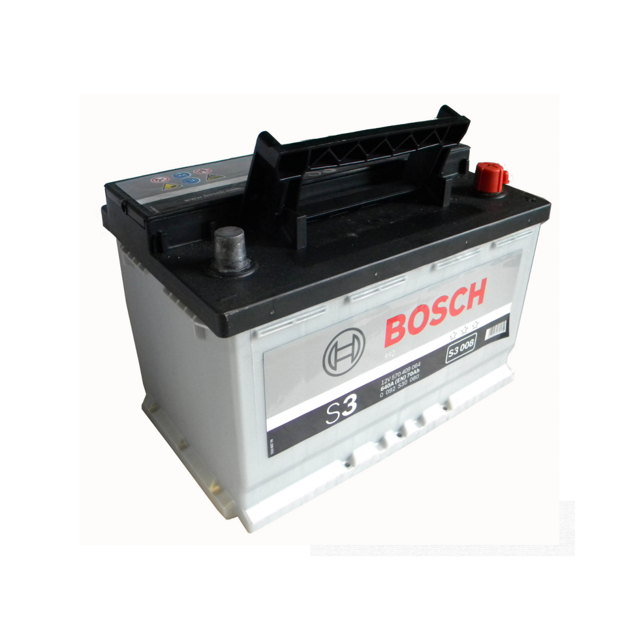 Batería de coche Bosch S3008 70AH DX